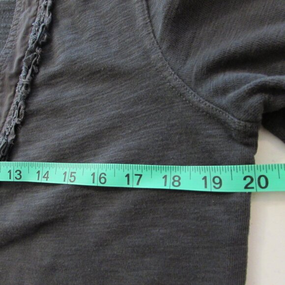 Eddie Bauer 100% Cotton Grey Cardigan Large - Picture 12 of 16